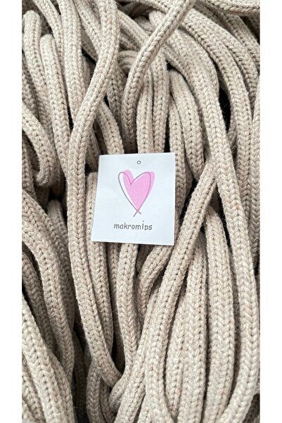 Makromİps Empty Tress Yarn (1 Kilo) Cord Without Filler Macrome Bag Basket Su...
