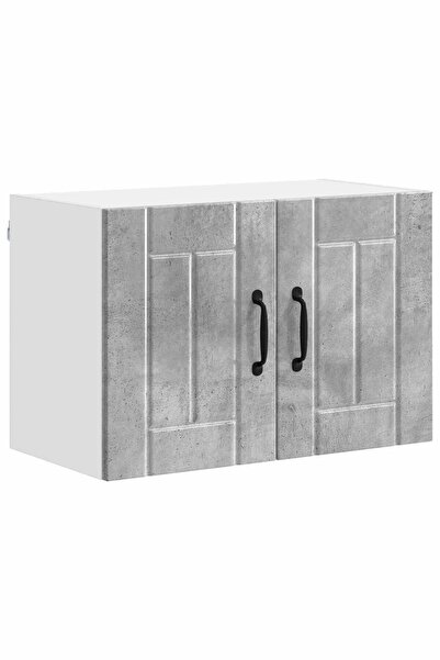 vidaxl Concrete Grey Kitchen Wall Cabinet 60 x 31 x 40 cm
