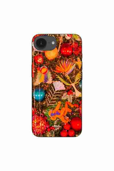 OEM Husa compatibila cu Apple iPhone 16e Silicon Gel Tpu Model Craciun Decor ...