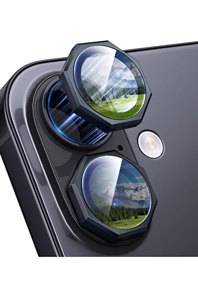 EDELFU iPhone 17 - Octagon Camera Protection Lens Protector Tempered Glass (2...