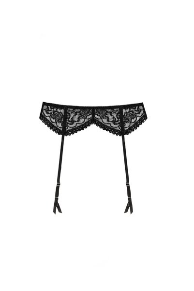 Simi Underwear Romina Kadın Siyah Dantelli Jartiyer