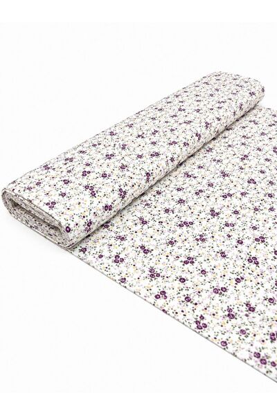 Zümra Baby 100% Cotton Patterned Poplin Fabric - Floral - (100×170cm)