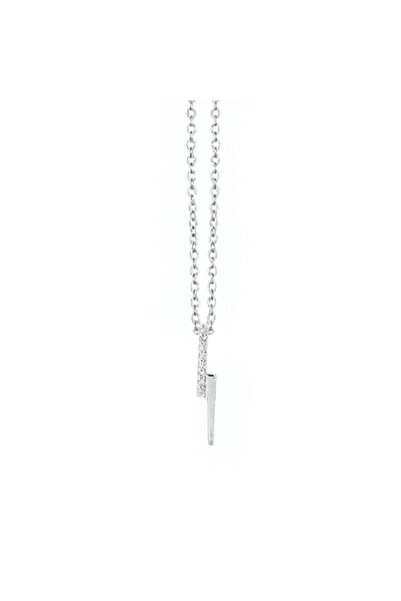 Prince Κολιέ Ασήμι Κεραυνός με zircon 42-45cm 613-1