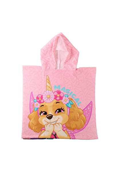 PAW PATROL Polyester poncho towel, Magical Paw Patrol, 54x110 cm Pink