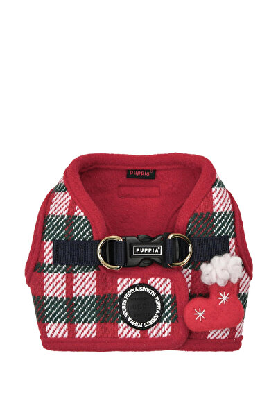 puppia Festive Harness Red Dog Chest Harness