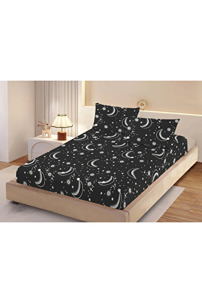 NufJoy Stretchy sheet Top Bottom Set 180x200x25 cm and 2 pillowcases 50x70 cm...