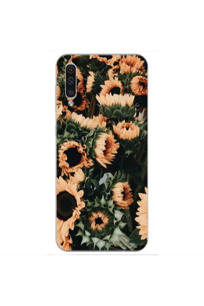Other Samsung A70 Sunflowers Transparent Silicone TPU Θήκη