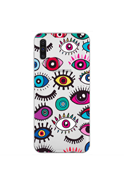 Other Samsung A70 Multiple eyes Transparent Silicone TPU Θήκη