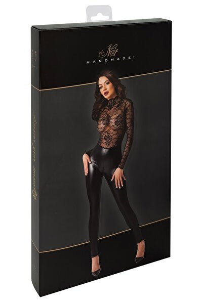 Noir Catsuit – Jumpsuit Lace L Black, L – Beautiful mix of materials: lace & ...