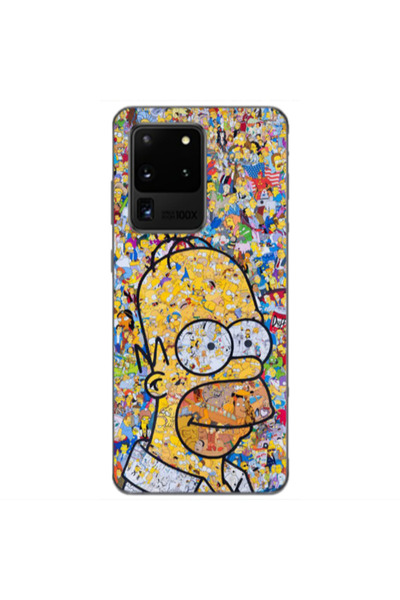 Other Samsung S20 Ultra Simpsons Transparent Silicone TPU Θήκη