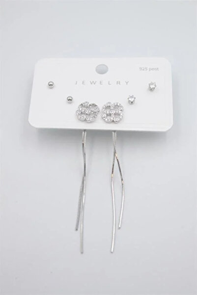 Marsilyan Nvdn- Ieg - Multiple Set Earrings - Silver Iegrs-Nvdn1