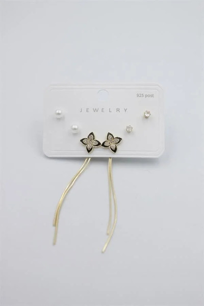 Marsilyan Nvdn- Ieg - Multiple Set Earrings - Gold Iegrs-Nvdn1