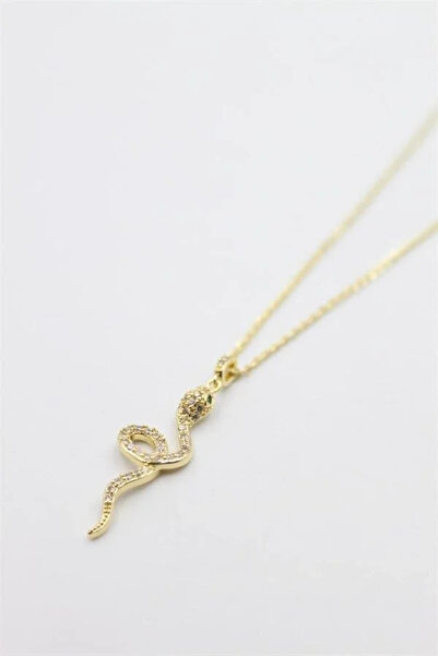 Marsilyan Nvdn- Ieg - Xuping Snake Necklace - Gold Iegrs-Nvdn1