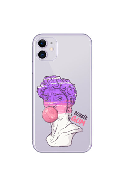 Other Apple iPhone 11 Pin Bubble Transparent Silicone TPU Θήκη
