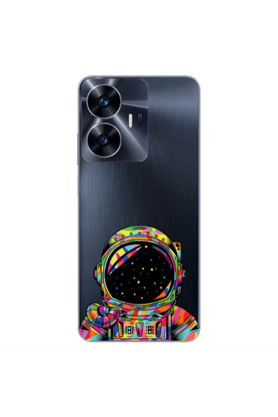 Other Realme Note 50 Astronaut 209 Transparent Silicone TPU Θήκη
