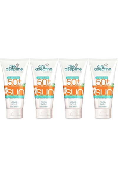 CIRE ASEPTINE Sun Sunscreen Cream Children 50+ Spf 150 ml (Set of 4)
