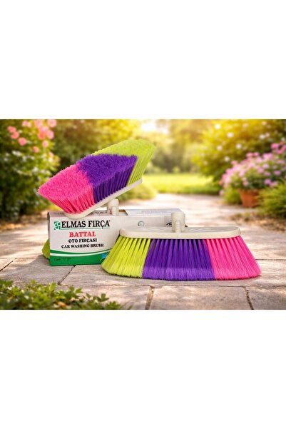 Yıldızan Terra Organik Brush Battal Car Wash Brush, Multi-Purpose Cleaning Br...