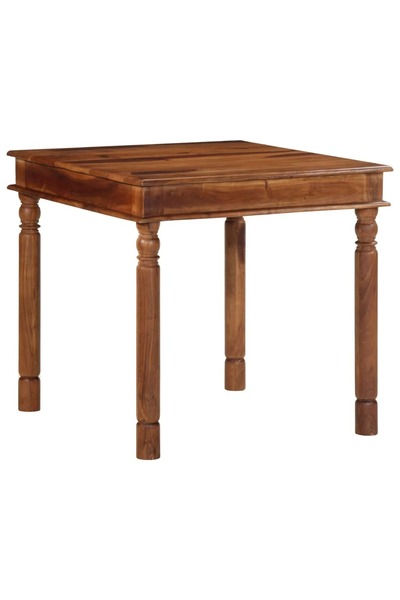 vidaxl Masă de bucătărie,80x80x77 cm, lemn masiv de acacia