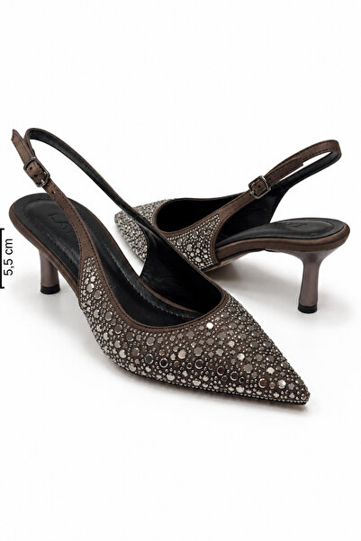 Women Lay-z Pantofi de damă din satin, cu vârf ascuțit și toc de 5 cm