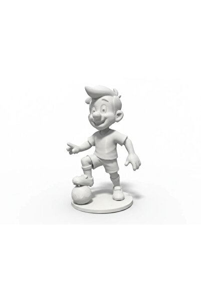 OEM Декоративна фигурка на футболист, в анимационен стил, 8 см