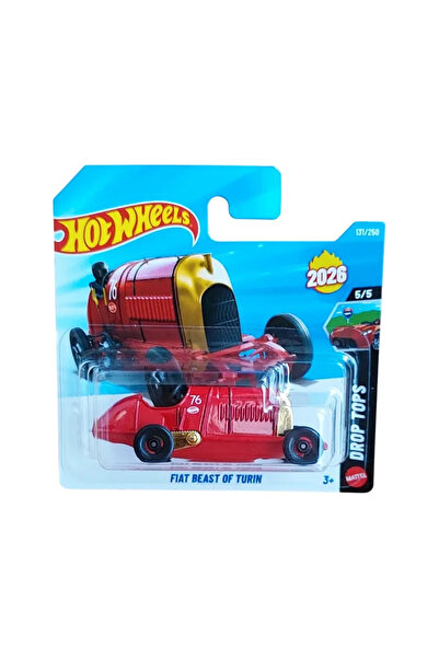 HOT WHEELS Model de mașină, Fiat Bestia din Torino, roșu, scară 1:64