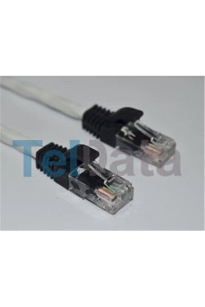 TELDATA Tld-030B Cat6 0.30Mt White Utp Patch Cable