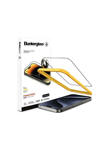 İBERY BUNKERGLASS FULL IPh.16 PRO MAX iPhone 16 Pro Max Premium Ekran Koruyucu Brands: Bunkerglass