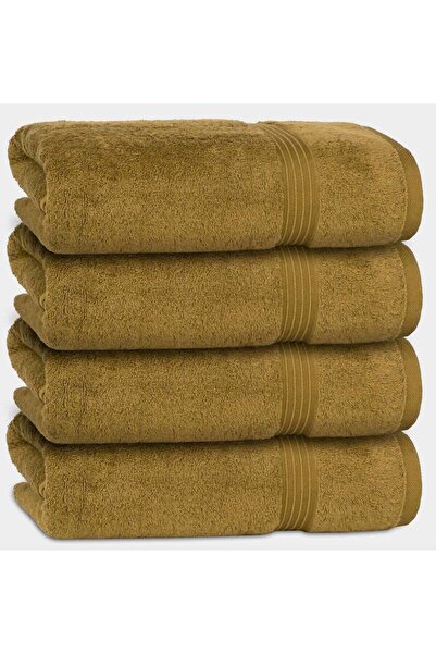 Genrics AASHZ 4-Piece 100% Combed Cotton 550 GSM Quick Dry Highly Absorbent T...