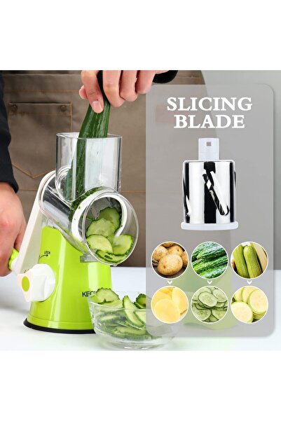 QUTOOB All-in-one multi-purpose slicer, grater, and chopper - food-safe and h...