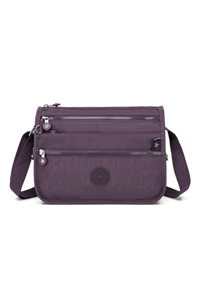 SMART BAGS Multi-Pocket Daily Medium Size Waterproof Crinkle Fabric Women's S...