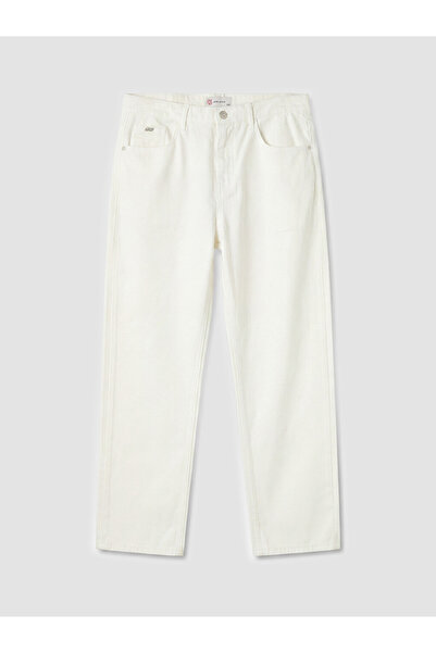 LC Waikiki White 745 Baggy Fit Men's Jean Pants