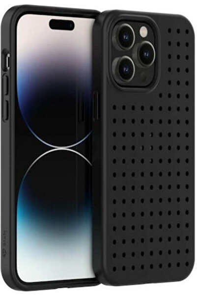 OEM Pinit Δυναμική Πίσω Θήκη Σιλικόνης Μαύρη (iPhone 14 Pro) Κωδικός: PIIPH14...