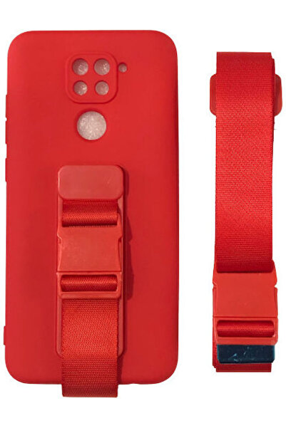 Hurtel Κάλυμμα Πλάτης Σιλικόνης 1mm Κόκκινο με Σχοινί και Αερόσακο (Xiaomi Re...