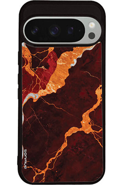 Other Θήκη Sonique Σειράς Marble για Google Pixel 9 Pro 5g Κόκκινο
