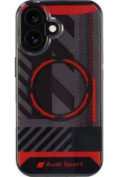Audi Iml Sport Magsafe Iphone 16 6.1 " Μαύρη Σκληρή Θήκη Aus-imlmip16-rsq/d2-bk
