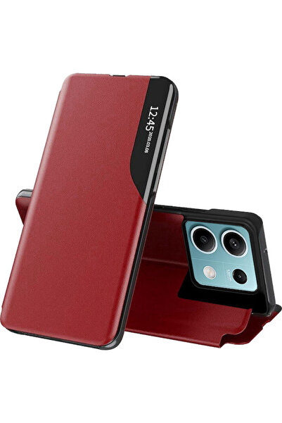 Techsuit Efold Book Πλαστικό / Συνθετικό Δέρμα Κόκκινο (Redmi Note 13 5G)