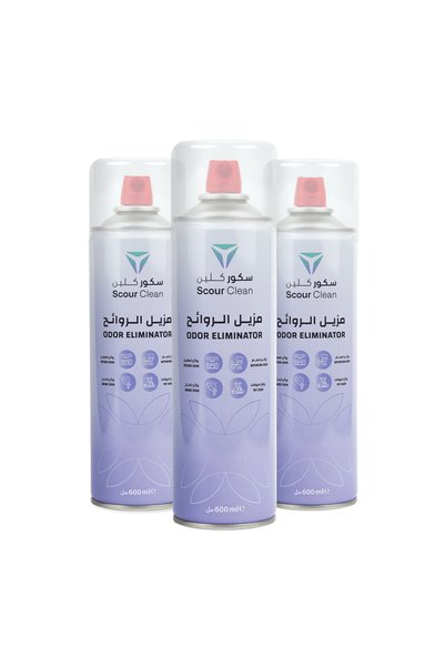 scourclean مزيل الروائح (3 زجاجات) + منتج هدية سكور كلين