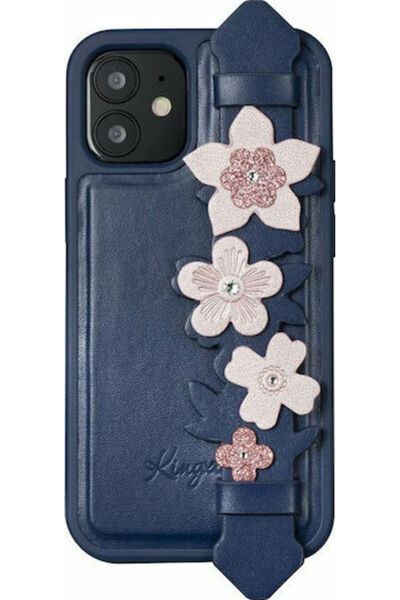Kingxbar Σειρά Sweet Πίσω Θήκη από Συνθετικό Δέρμα Μπλε (iPhone 12 / 12 Pro)