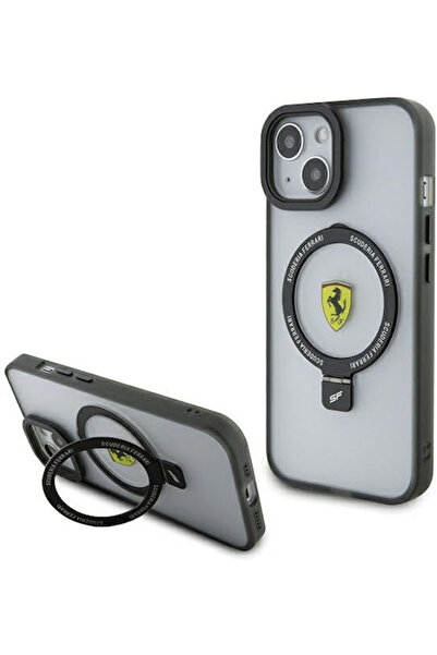 Ferrari Πίσω Κάλυμμα Πλαστικό Διαφανές (iPhone 15 Plus) Κωδικός: FEHMP15MUSCAH