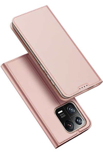 Dux Ducis Skin Pro Book Συνθετικό Δέρμα Ροζ (Xiaomi 13 Pro)