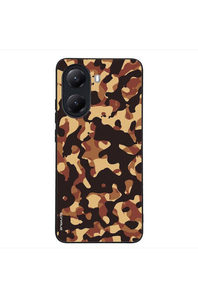 Other Θήκη Sonique Σειρά Στρατιωτικού Καμουφλάζ για Xiaomi Poco X7 Pro 5G Καφ...