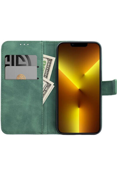 OEM Tender Book Συνθετικό Δέρμα Πράσινο (Xiaomi Redmi Note 14) Κωδικός: 300924