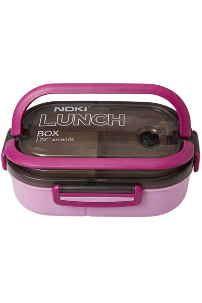 Noki Luxury Plastic Lunch Box Pink