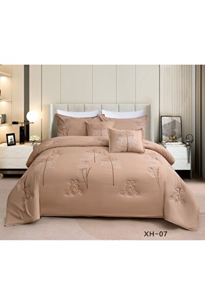 huna hur Luxury Embroidered Nafirin Tablecloth - 8 Pieces