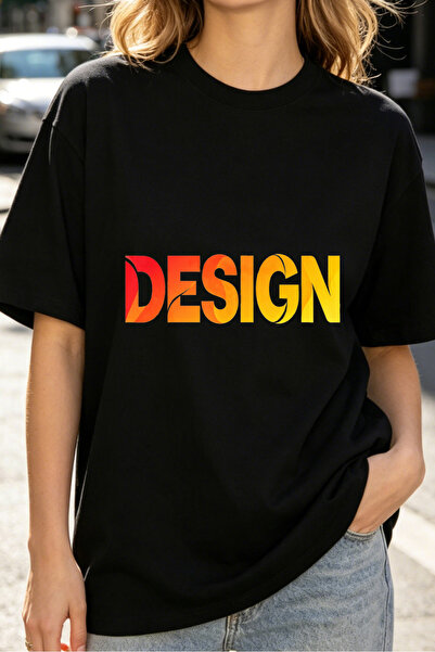 Fleck Womens T Shirts Design Graphic Print Casual Streetwear Style Black Colo...