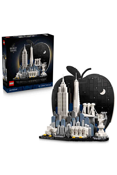 LEGO New York City – Büyük Elma 21066 - Yetişkinler için Seyahat Hatırası Mod...