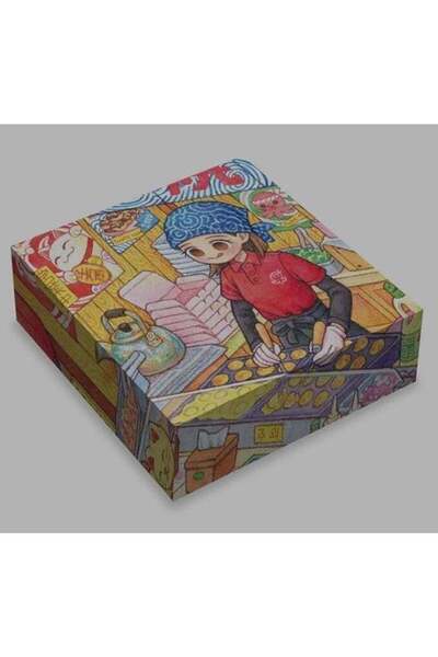 jigsaw puzzle لغز الصور المقطوعة لمطعم تاكوياكي للفتيات، مشهد مطبخ ملون، رسوم...