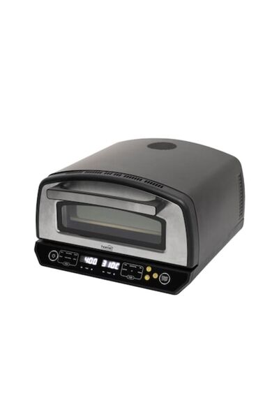 Home HGPZ450 Cuptor electric de pizza, 2000 W, 450 ° C, afișaj LED, buton tac...