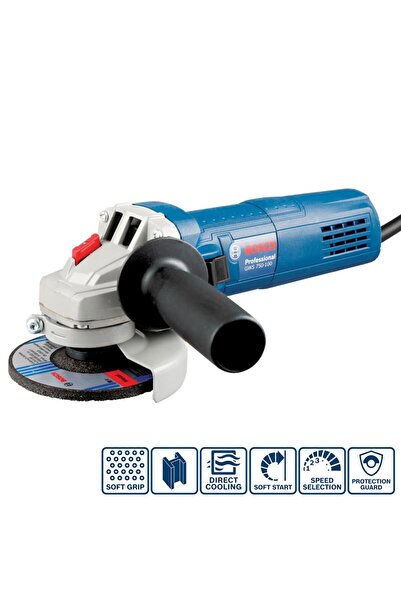 Bosch GWS 750S Devir Ayarlı Avuç Taşlama Makinesi
