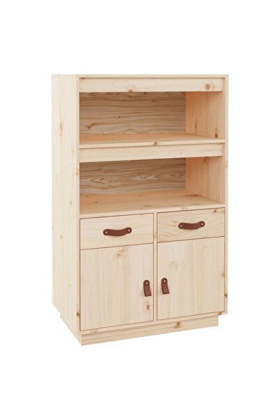 vidaxl Dulap înalt, 67x40x108,5 cm, lemn masiv de pin
